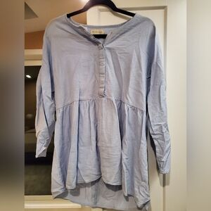 Breezy Blue Blouse by